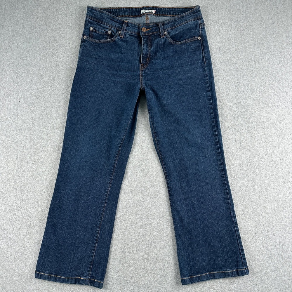 Levi's Jeans Womens 16 Short Blue 512 Perfectly Shaping Bootcut Stretch Denim